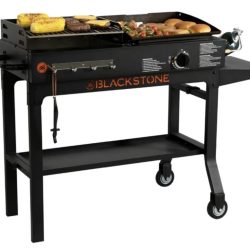 Blackstone Duo 17" Propane Griddle and Charcoal Grill Combo